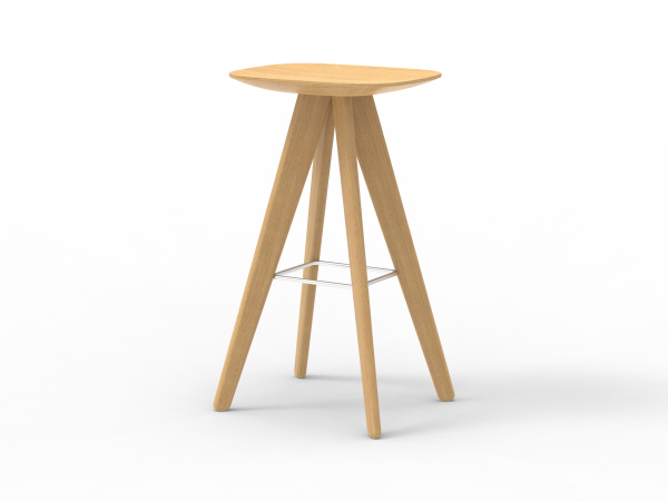 Стул широкий барный