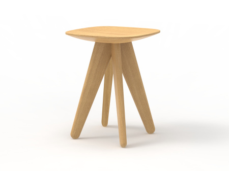  Стул (A) 340 * (A) 340 * (H) 450 Дуб (массив)