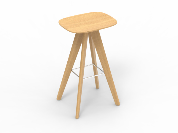 Стул широкий барный