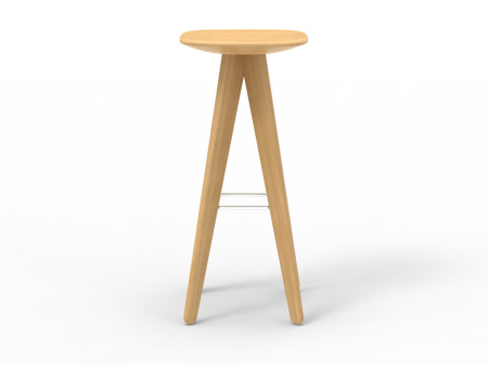  Стул барный (A) 340 * (A) 340 * (H) 760 Дуб (массив)