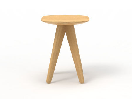  Стул (A) 340 * (A) 340 * (H) 450 Дуб (массив)