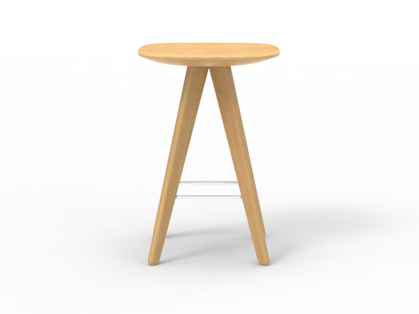 Стул широкий полубарный