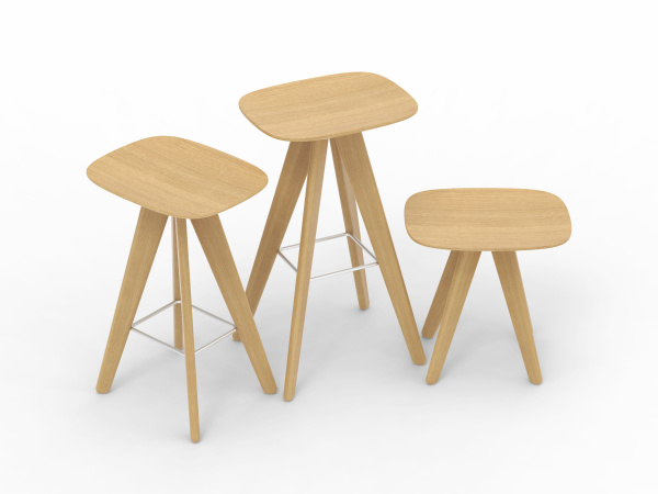 Стул широкий